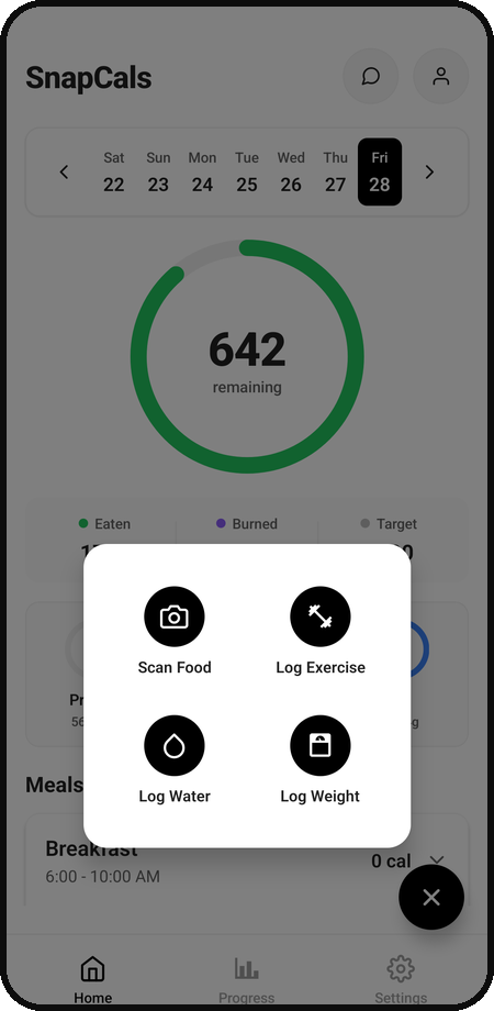 Meal logging